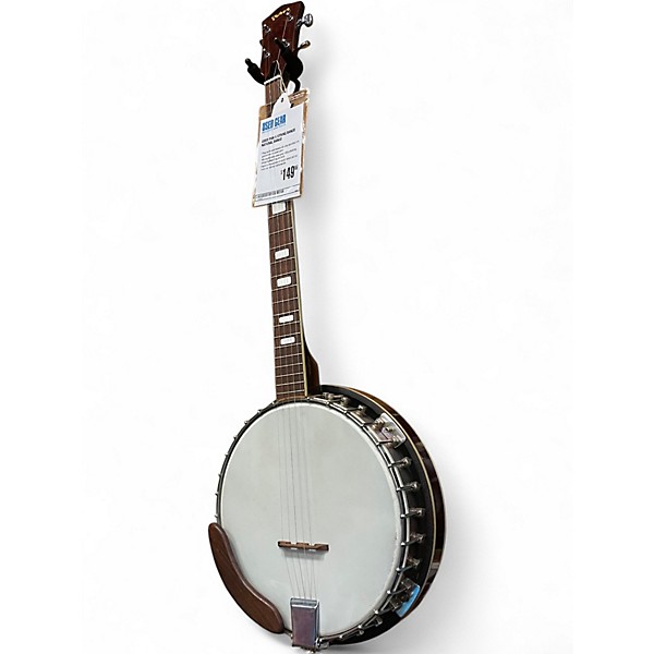 Used Pan 5 String Banjo Natural Banjo