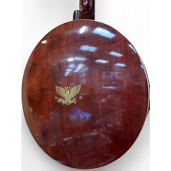 Used Pan 5 String Banjo Natural Banjo