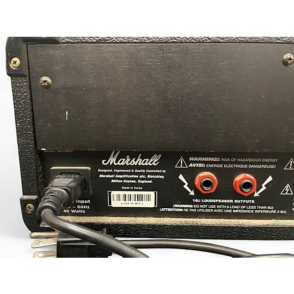Used Marshall MG15MSII Solid State Guitar Amp Head | Guitar