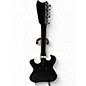 Vintage 1960s Silvertone 1448 and amp case black sparkle Solid Body Electric Guitar