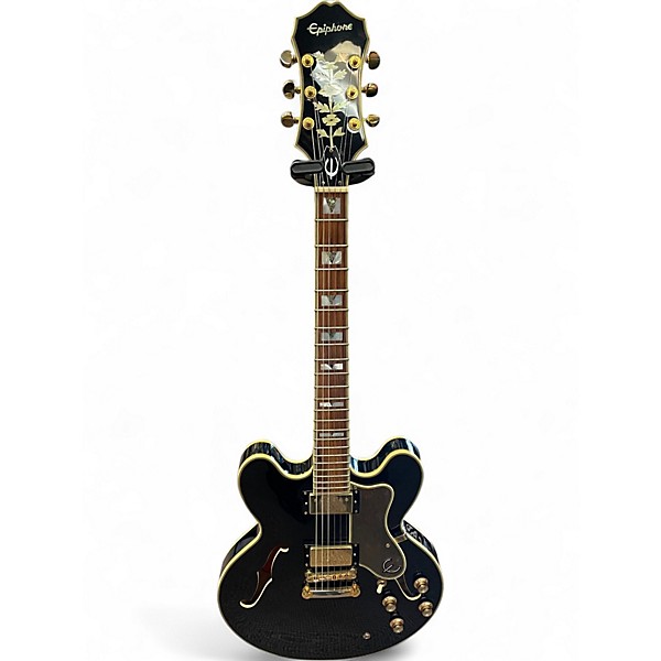 Used Epiphone SHERATON II PRO EBONY Hollow Body Electric Guitar