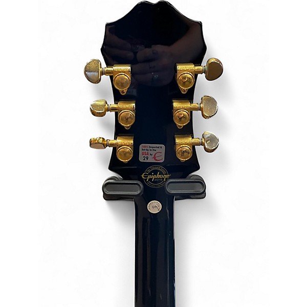 Used Epiphone SHERATON II PRO EBONY Hollow Body Electric Guitar