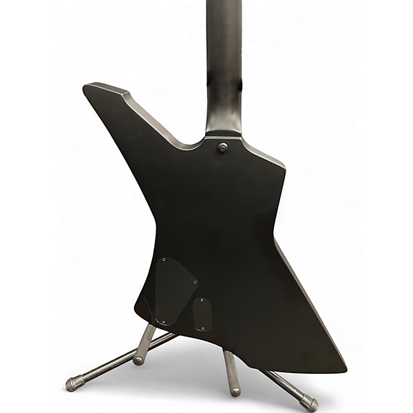 Used Esp Ltd James Hetfield Snakebyte Satin Black Solid Body Electric Guitar