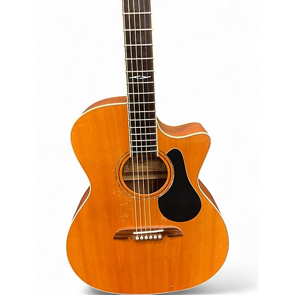 Used Alvarez AG62E Natural Acoustic Electric Guitar