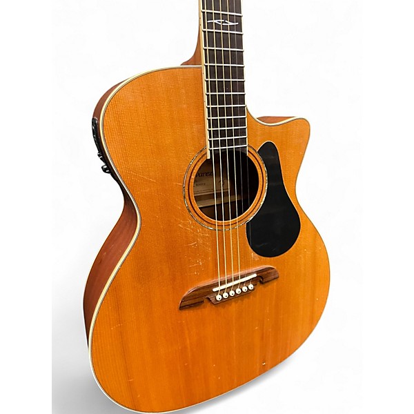 Used Alvarez AG62E Natural Acoustic Electric Guitar