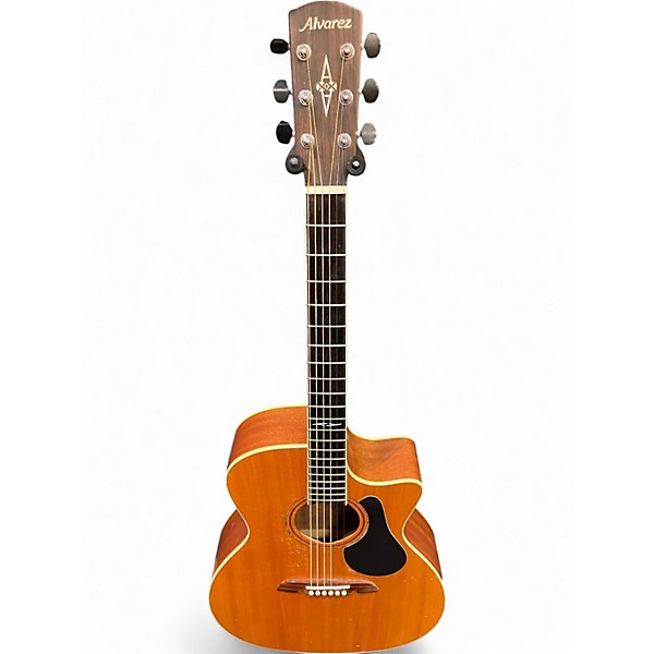 Used Alvarez AG62E Natural Acoustic Electric Guitar