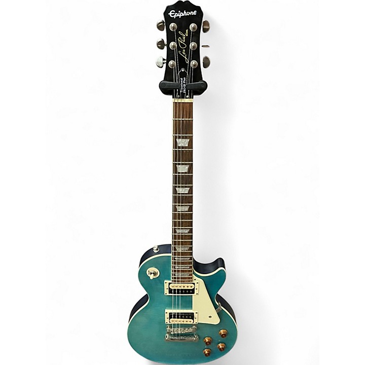Epiphone LesPaul Traditional Pro Aqua 美品 Used Epiphone Les Paul Traditional PRO III Plus Ocean Blue
