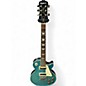 Used Epiphone Les Paul Traditional PRO III Plus Ocean Blue Solid Body Electric Guitar thumbnail