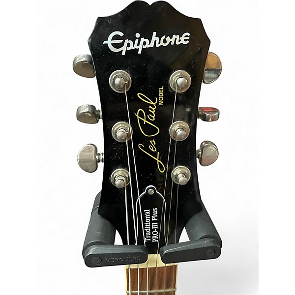 Used Epiphone Les Paul Traditional PRO III Plus Ocean Blue Solid Body Electric Guitar