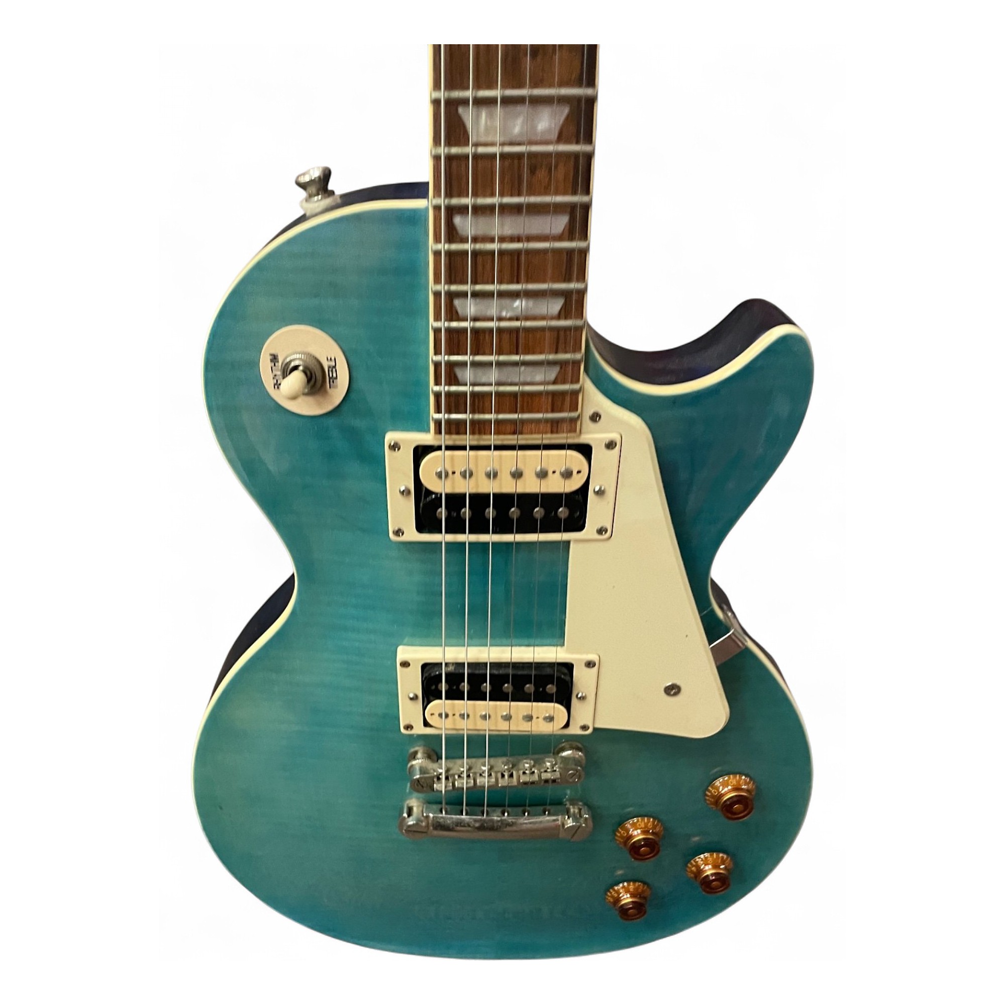 Used Epiphone Les Paul Traditional PRO III Plus Ocean Blue