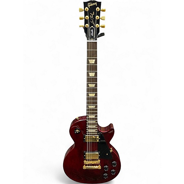 Used 2008 Gibson Les Paul Studio Wine Red Solid Body Electric Guitar