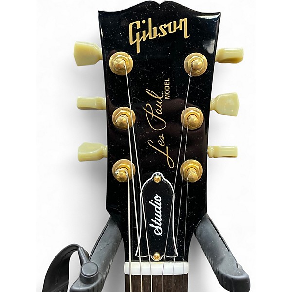 Used 2008 Gibson Les Paul Studio Wine Red Solid Body Electric Guitar