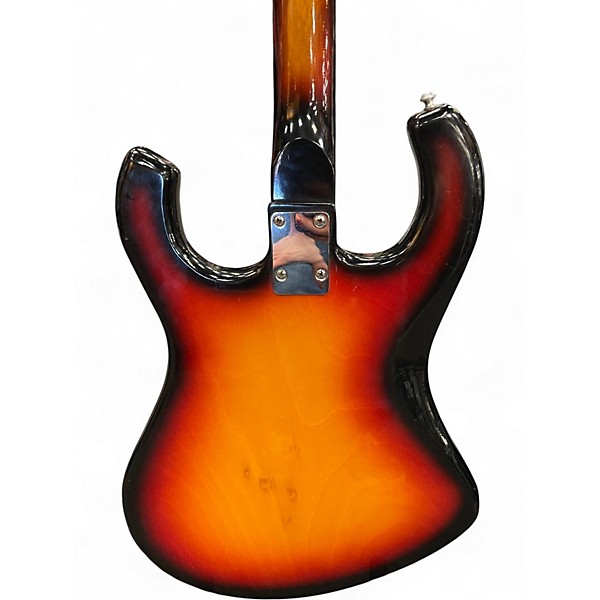 Vintage 1960s Sekova Big Horn Tobacco Burst Solid Body Electric Guitar