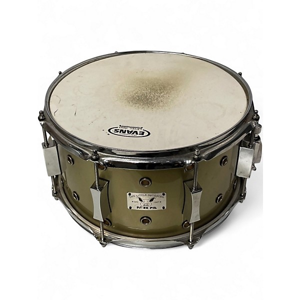 Used Pork Pie 7X13 Little Squealer Snare Gold Drum
