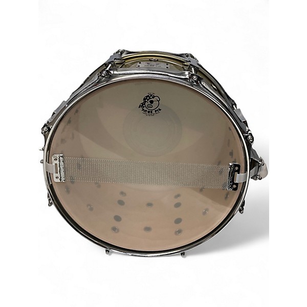 Used Pork Pie 7X13 Little Squealer Snare Gold Drum