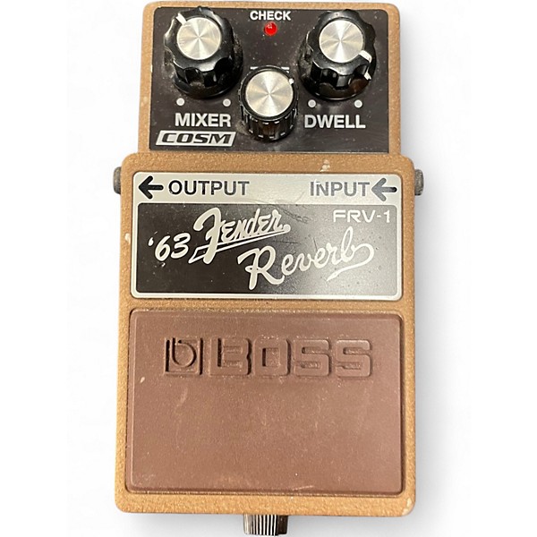 ギター BOSS FRV-1 '63 Fender Reverb Boss FRV-1 63 Fender Reverb Pedal | Sweetwater
