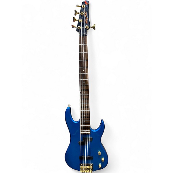 Used 1990s Valley Arts CALIFORNIA PRO Blue Electric Bass Guitar