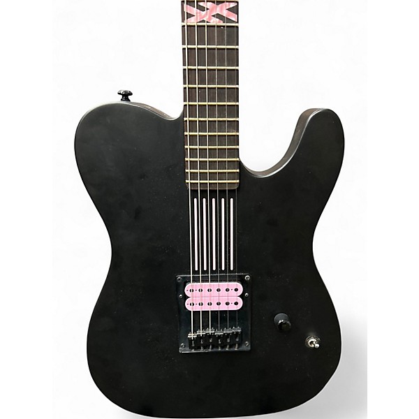 Used Schecter Machine Gun Kelly PT Satin Black Solid Body Electric Guitar