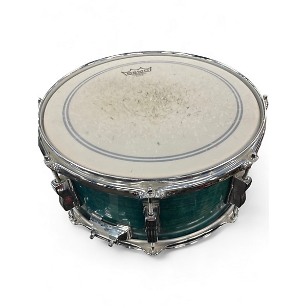 Used Ludwig 14X5.5 Classic Maple blue shadow Drum