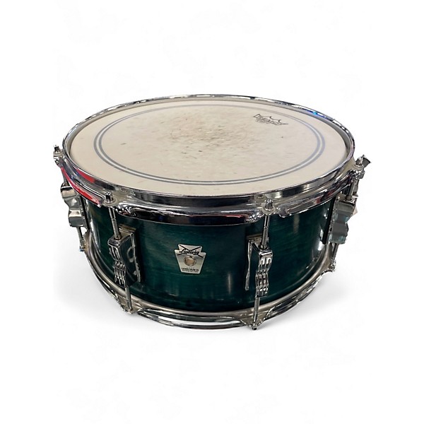 Used Ludwig 14X5.5 Classic Maple blue shadow Drum
