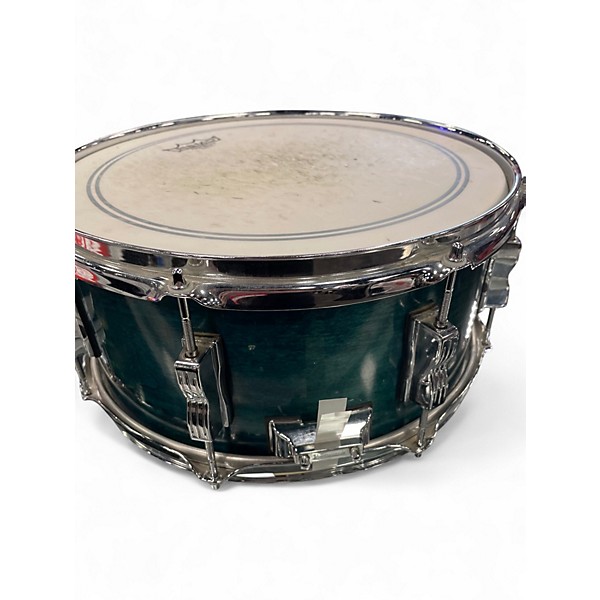 Used Ludwig 14X5.5 Classic Maple blue shadow Drum