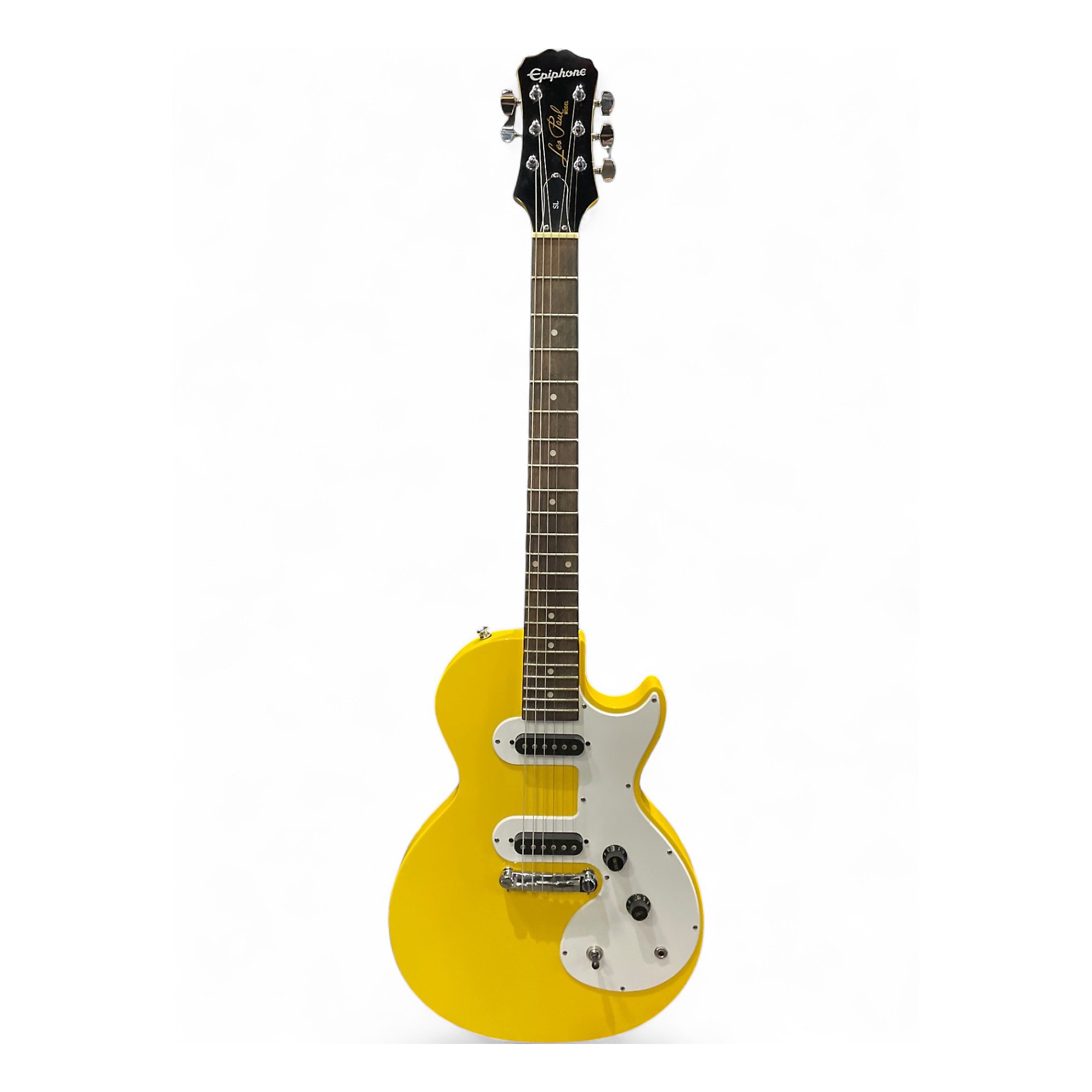４月2日までEpiphone Les Paul SLイエロー Used 2020s Epiphone Les Paul SL Graffiti Yellow Solid Body