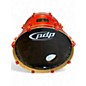 Used PDP by DW 4 Piece Pacific Drums and Percussion Red natural Matte Drum Kit