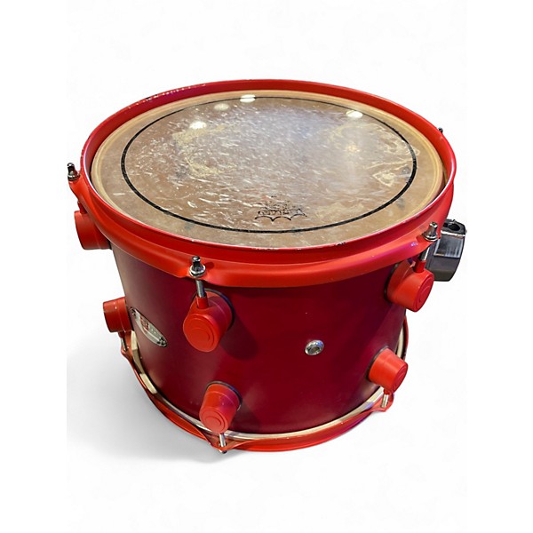 Used PDP by DW 4 Piece Pacific Drums and Percussion Red natural Matte Drum Kit