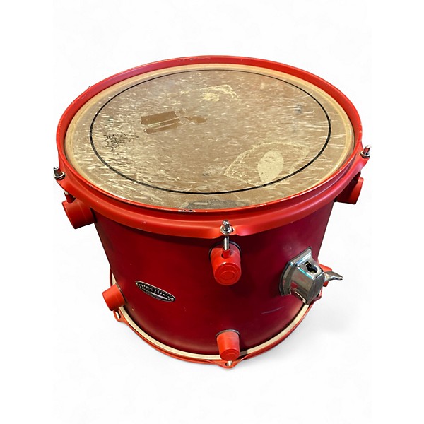 Used PDP by DW 4 Piece Pacific Drums and Percussion Red natural Matte Drum Kit