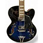 Used Ibanez AF75 Blue Hollow Body Electric Guitar