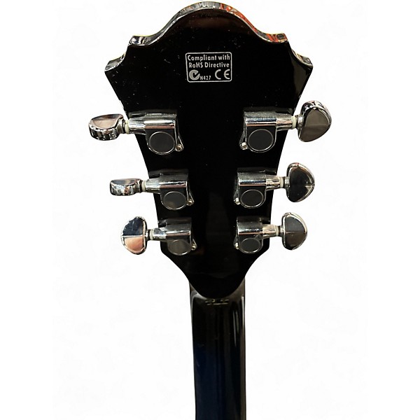 Used Ibanez AF75 Blue Hollow Body Electric Guitar