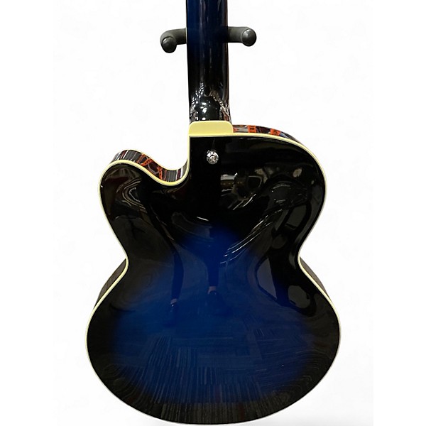 Used Ibanez AF75 Blue Hollow Body Electric Guitar