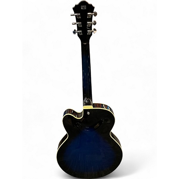 Used Ibanez AF75 Blue Hollow Body Electric Guitar