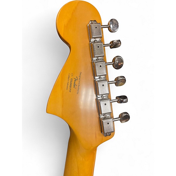 Used Squier FSR CLASSIC VIBE JAGUAR Daphne Blue Solid Body Electric Guitar