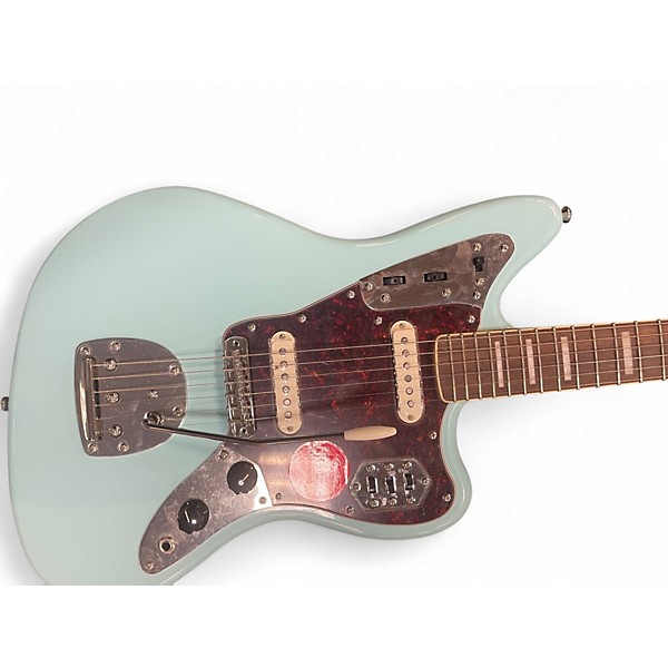Used Squier FSR CLASSIC VIBE JAGUAR Daphne Blue Solid Body Electric Guitar