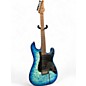 Used Schecter Guitar Research TRADITONAL PRO Trans Blue Solid Body Electric Guitar