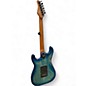Used Schecter Guitar Research TRADITONAL PRO Trans Blue Solid Body Electric Guitar