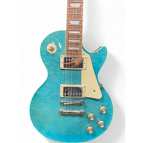 Used Epiphone Les Paul Standard Blue Solid Body Electric Guitar