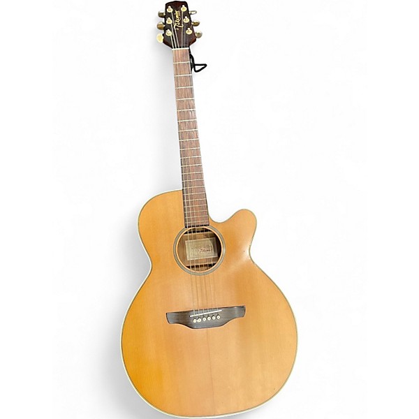 Used Takamine EG40C Natural Acoustic Electric Guitar