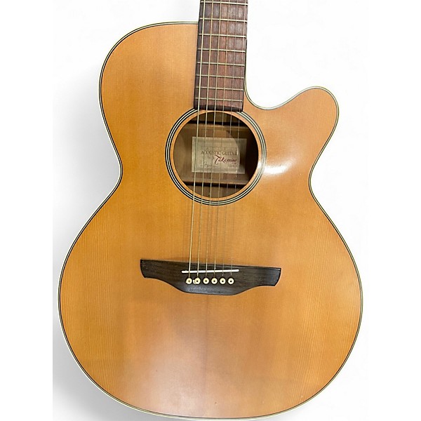 Used Takamine EG40C Natural Acoustic Electric Guitar