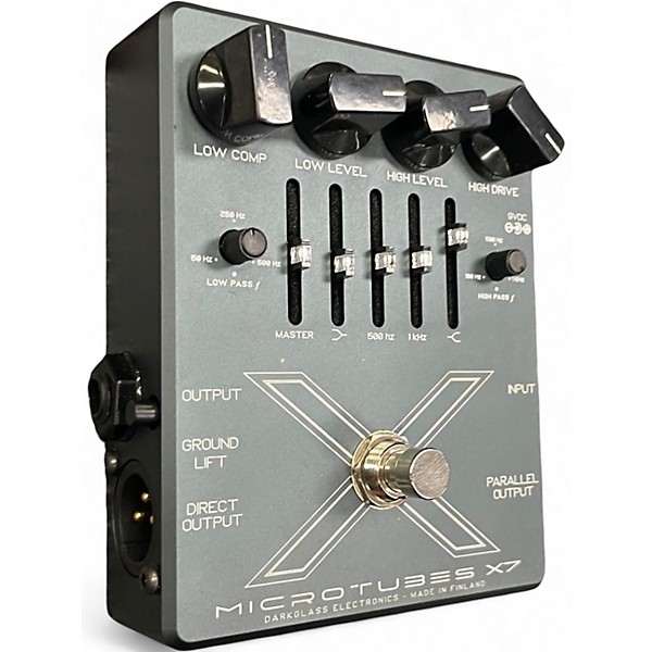 Used Darkglass microtubes x7 Bass Effect Pedal