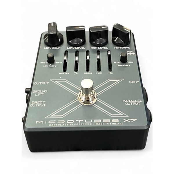 Used Darkglass microtubes x7 Bass Effect Pedal