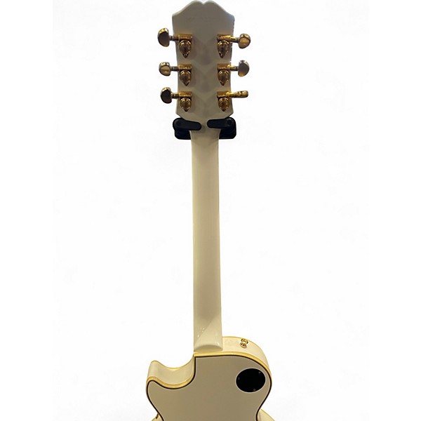 Used Epiphone Les Paul Custom Alpine White Solid Body Electric Guitar