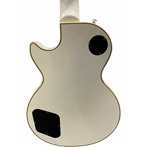 Used Epiphone Les Paul Custom Alpine White Solid Body Electric Guitar