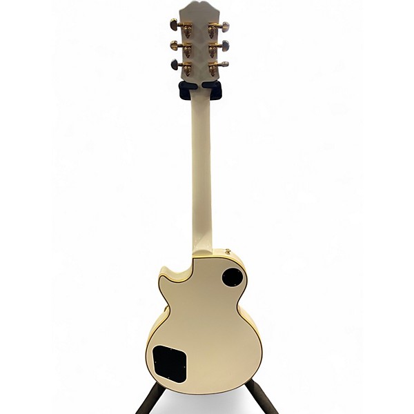 Used Epiphone Les Paul Custom Alpine White Solid Body Electric Guitar