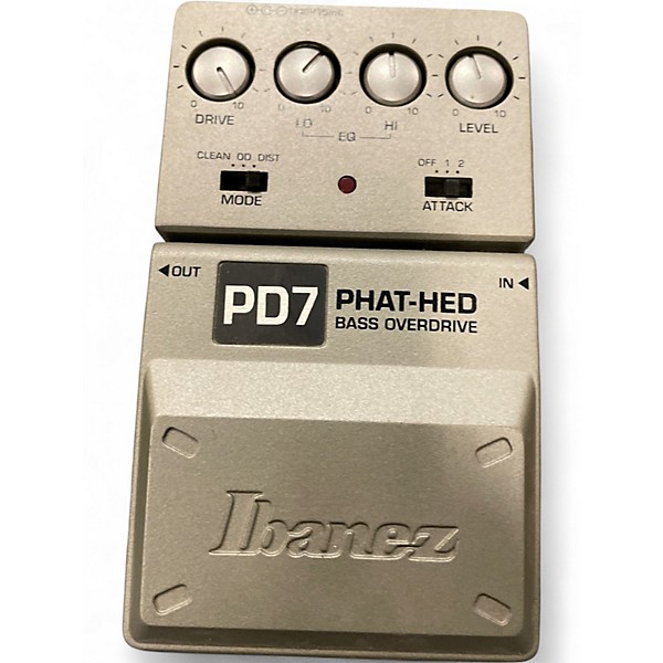 Used Ibanez PD7 Phat-Hed Bass Overdrive Bass Effect Pedal
