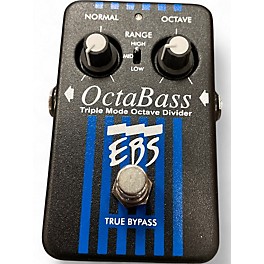 Used EBS Octabass Triple Mode Bass Octave Divider Bass Effect Pedal