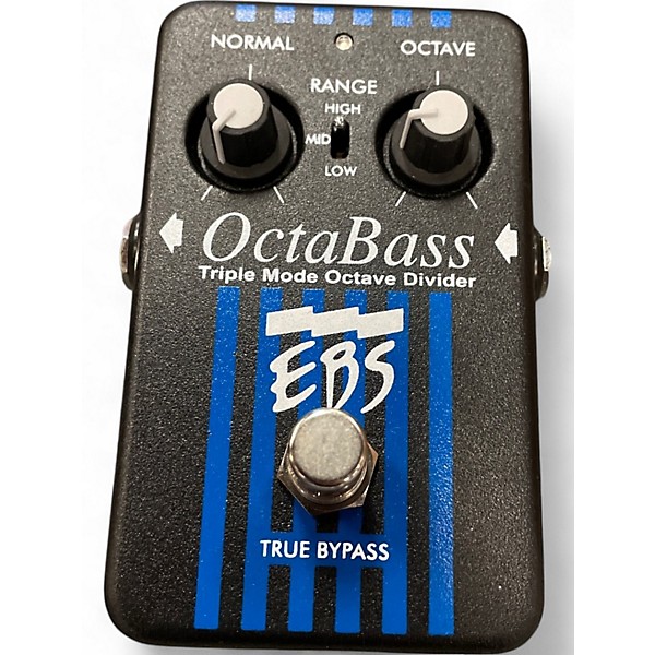 Used EBS Octabass Triple Mode Bass Octave Divider Bass Effect Pedal
