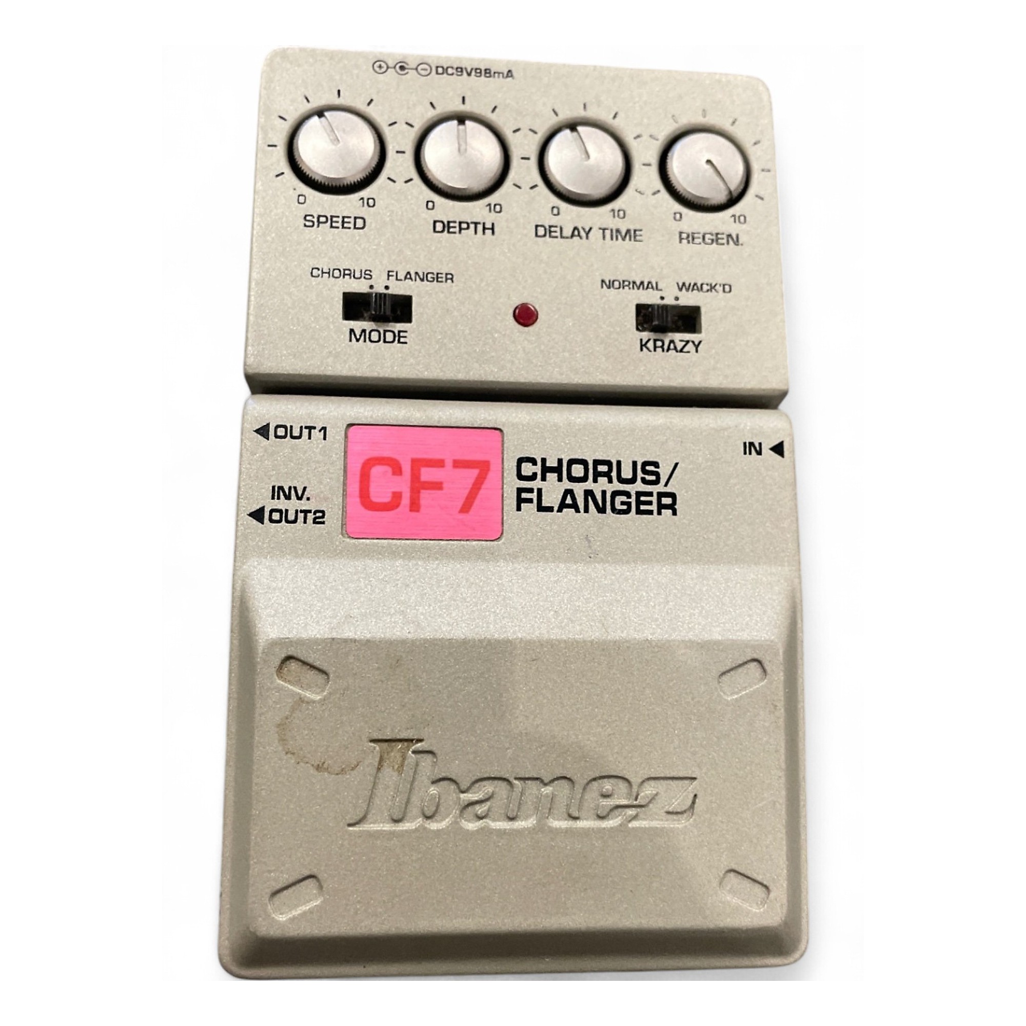 ギター Ibanez CHORUS FLANGER CF7 Ibanez Tone-Lok CF7 Chorus Flanger Pedal | Guitar Center