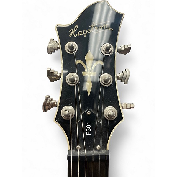 Used Hagstrom F301 Black Solid Body Electric Guitar